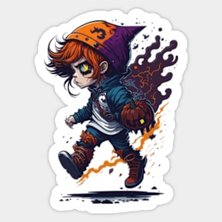 Costumed Quest - Halloween Under the Moonlight Sticker